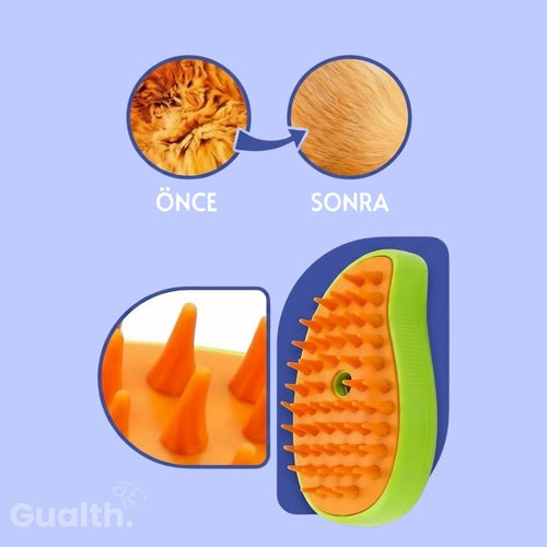 Gualth PatiSpa™ Buharlı Kedi Fırçası